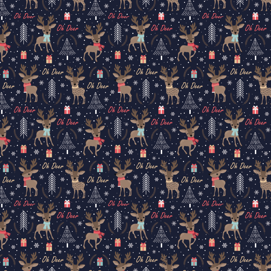 Oh Deer Pattern Acrylic Sheets - CMB Pattern Acrylic